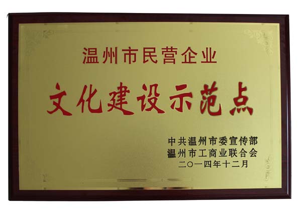 华体(中国)被命名为民营企业文化建设示范点