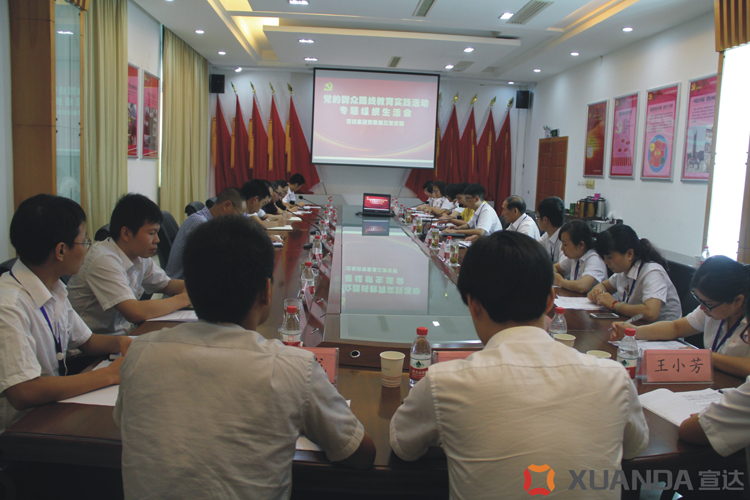 华体官方党委第三支部举行专题组织生活会